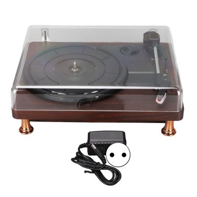 Bluetooth Record Player 3 Speed Stereo Speaker Vintage Wireless Turntable Phonograph with Dust