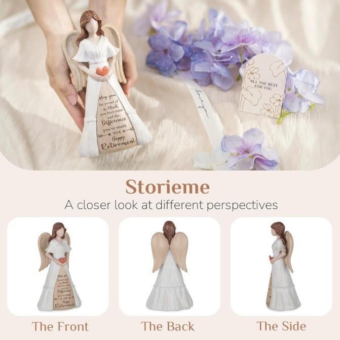 Resin Charming Angel Figurine For Home Decoration Gift For Teachers And Loved Ones