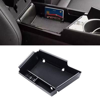 Front Center Console Armrest Storage Box Organizer Holder Tray with Non-slip Mat Fit for Hyundai Elantra