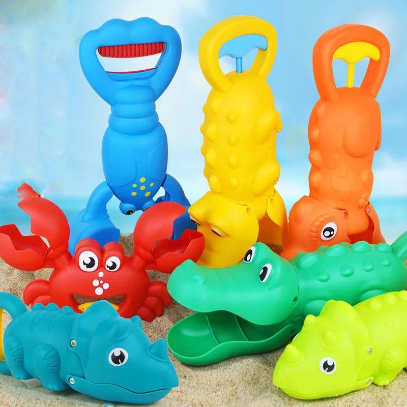 Beach Sand Toys For Children 3 4 5  Years Boys Summer Sand Grabber Toys Water Play Game Seaside Beach Outdoor Tool Kit For Kids