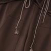 INCERUN Men Casual Drawstring Elastic Waist Hooded Long Sweatpants Flare Pants Trousers