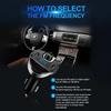 Car Hands-free FM Transmitter Bluetooth MP3 Player Car Kit Dual USB Car Charger Support TF Card/U Disk Music Play
