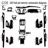 Trumpchi GS8/GS7 Interior Gear Shift Panel Decoration Stickers
