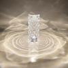 In Stock Luxury Rose Crystal Touch Lamp - Decorative Night Light for Bedroom
