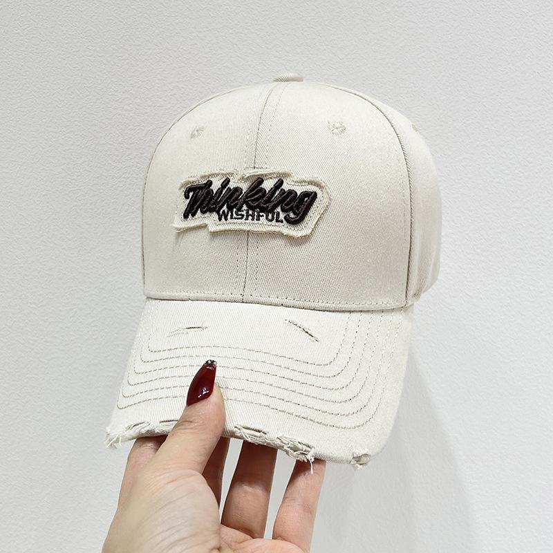 Cappellino da Baseball Leggero ad Asciugatura Rapida da Donna con Lettere Ricamate, Vestibilità Regolabile, Protezione Solare, Traspirante Impermeabile per Sport all'Aperto