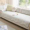 Summer Non-Slip Sofa Cover Modern Solid Color Couch Protector Cushion Thickened Backrest Towel Stylish And Durable Seat Mat