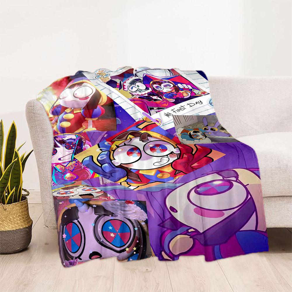 Digital Circus4 Blankets are suitable for living rooms,making them an ideal choice for outdoor travel and gifts.