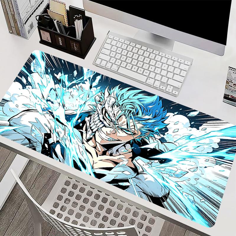 Natural Rubber Mousepad Cool Anime Desk Mat Office Deskmat Bleach Game Keyboard Protect Mat Hd Printing Computer Gaming Mousepad