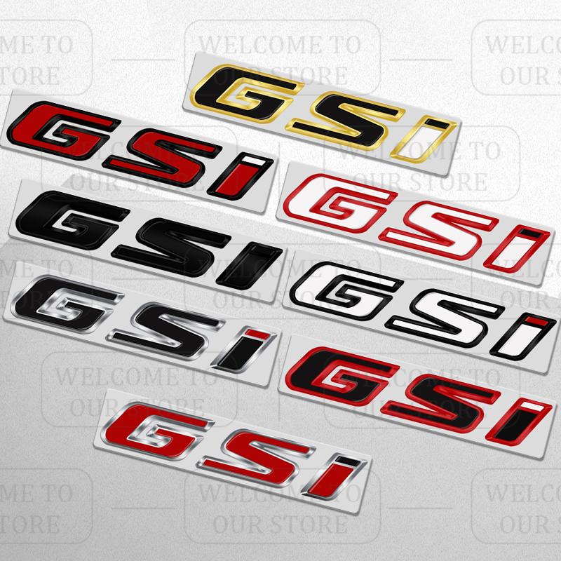 3D Stickers Metal GSI Badge Car Trunk Body Emblem Decal Styling For Opel Meriva Corsa Zafira Mokka Insignia Astra OPC Vauxhall