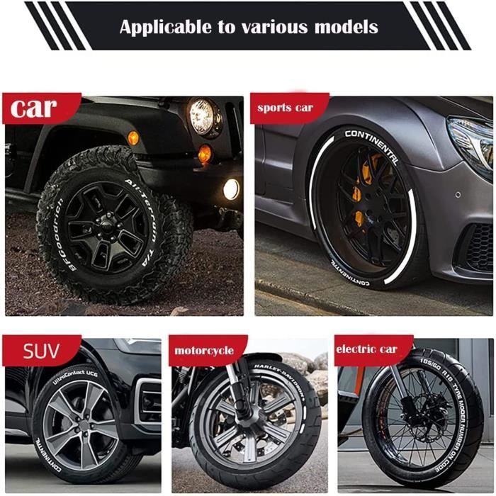 Stylo de Peinture de Pneu - Marque - Imperméable Non Fading - Blanc - Opaque