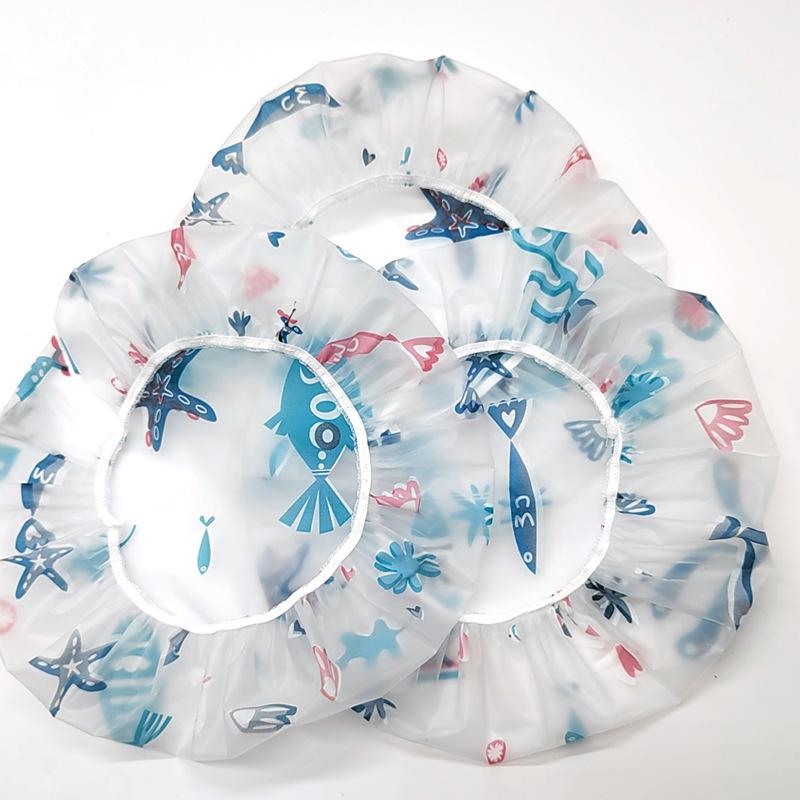 Extra Large High-Grade Frosted PEVA Waterproof Shower Cap