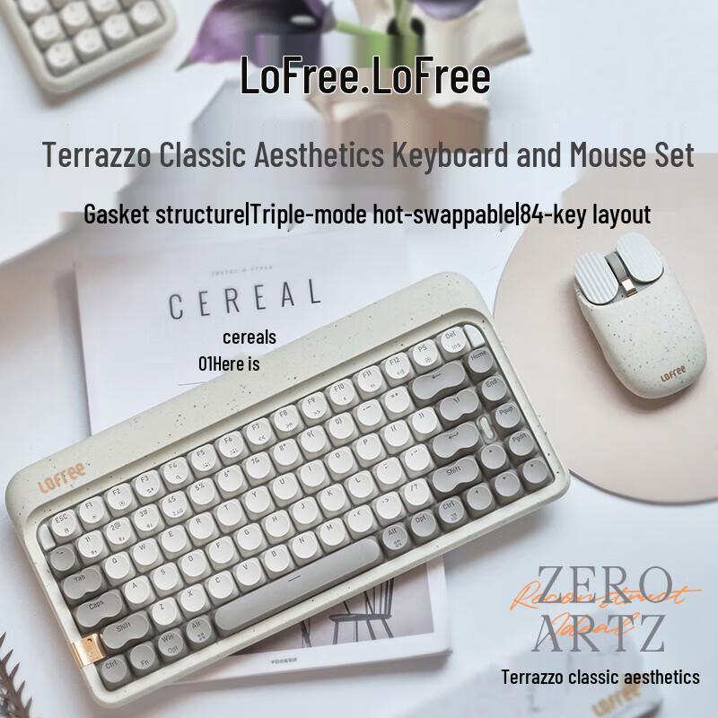 

Lofree Terrazzo Series Wireless Mechanical Keyboard & Mouse Combo