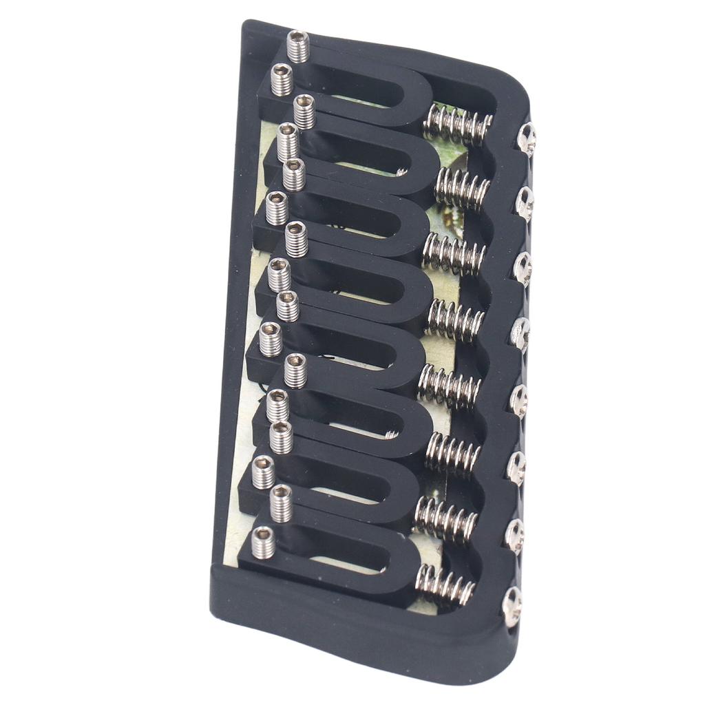 8 String Guitar Fixed Saddle Bridge Metal Professional Electric Guitar Bridge Replacement