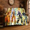 Retro Anime D-Dragon Ball Cartoon Game Soft Flannel Throw Blanket,Cozy Blanket for Bed,Couch,Sofa,Bedroom,Living Room,Travel,kid