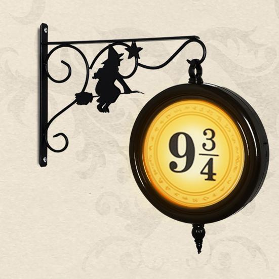 Wall Hanging 9 ? Night Light Adjustable Light Color Remote Control LED Lamp Wall-Mounted Bracket Night Lamp American Movies Fans Gift for 20th