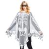 Skull Lace Halloween Shawl Womens Gift Props Loose Cape Party Costume Stage