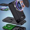 Multiple Gadget Energy Hub Simultaneous Wireless Energy Foldable Compact Designs For Smartphones Smartwatches Earphones