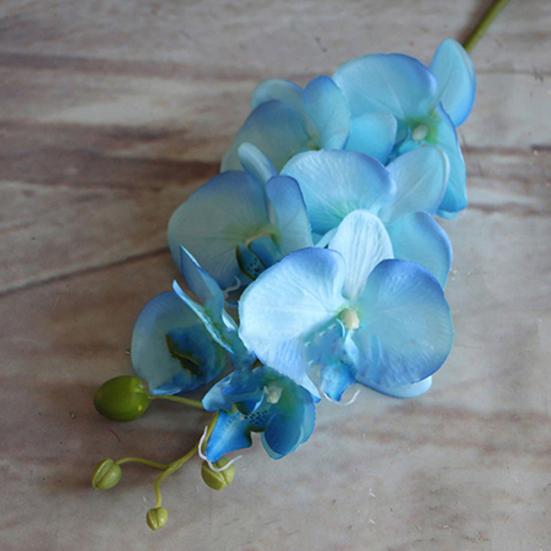 Artificial Butterfly Orchid Silk Flower Home Wedding Decor Phalaenopsis Bouquet