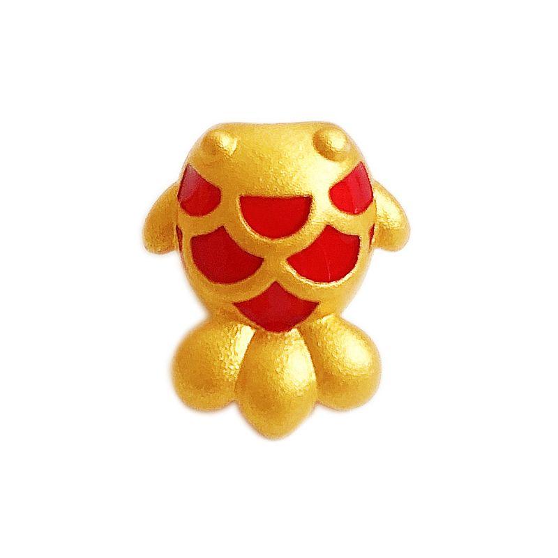 

Национальный стиль Синяя золотая рыбка Бусины удачи Аллювиальное золото Аксессуары Ремешок для ношения DIY Бисерный Фантазийный карп как по маслу Браслет Браслет Бусины Goldfish Transfer Beads