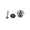 FLEOR 1 Pair of Mushroom Head Guitar Strap Locks Straplocks Buttons Gold/Chrome/Black Choose for Guitar Parts