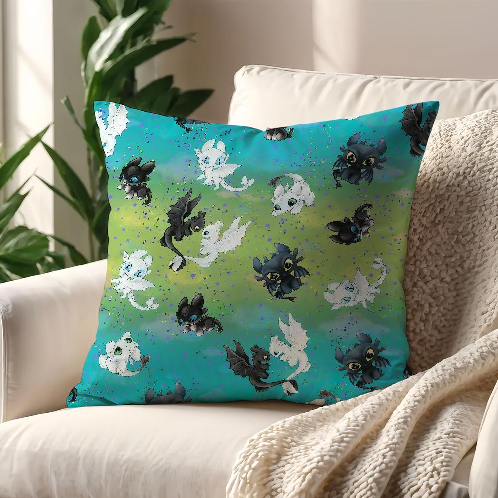 How to T-Train Your D-Dragon cushion cover Decoration Room Shop Car Home Office Coffee Pillow Sofa Printing Nordic Simplicity