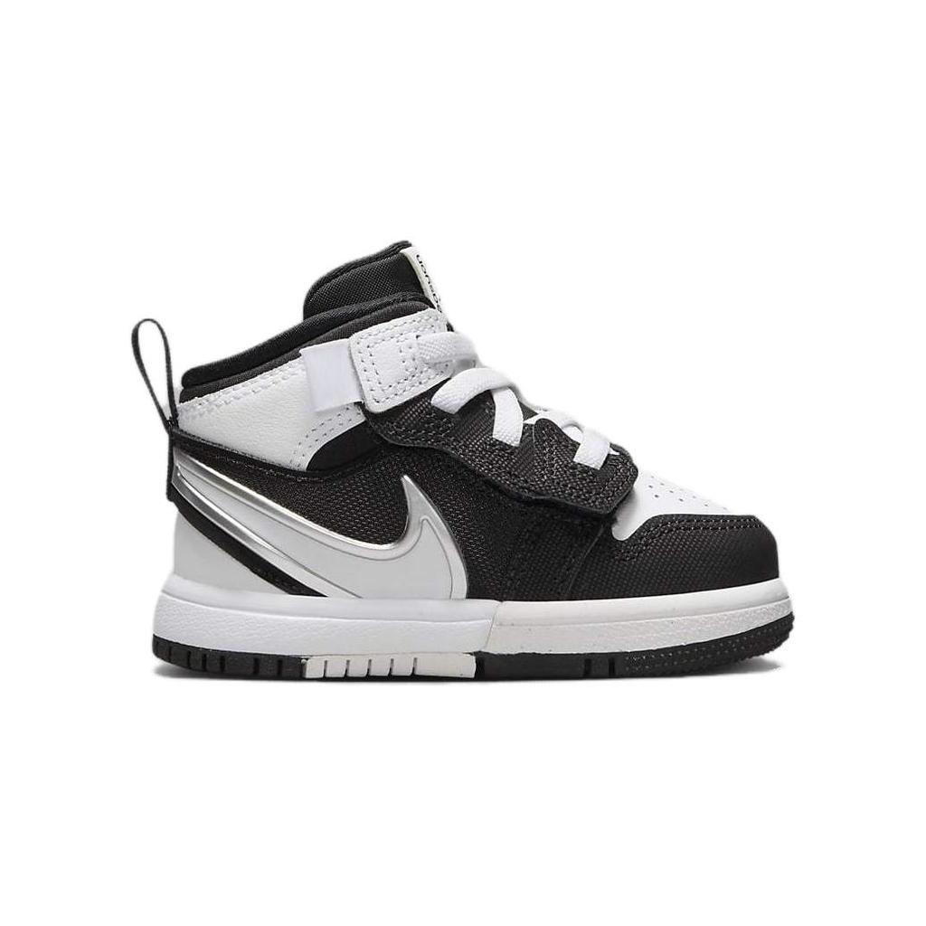 Air Jordan 1 Mid RM EasyOn TD Black White Baby Sneakers FQ1283-001