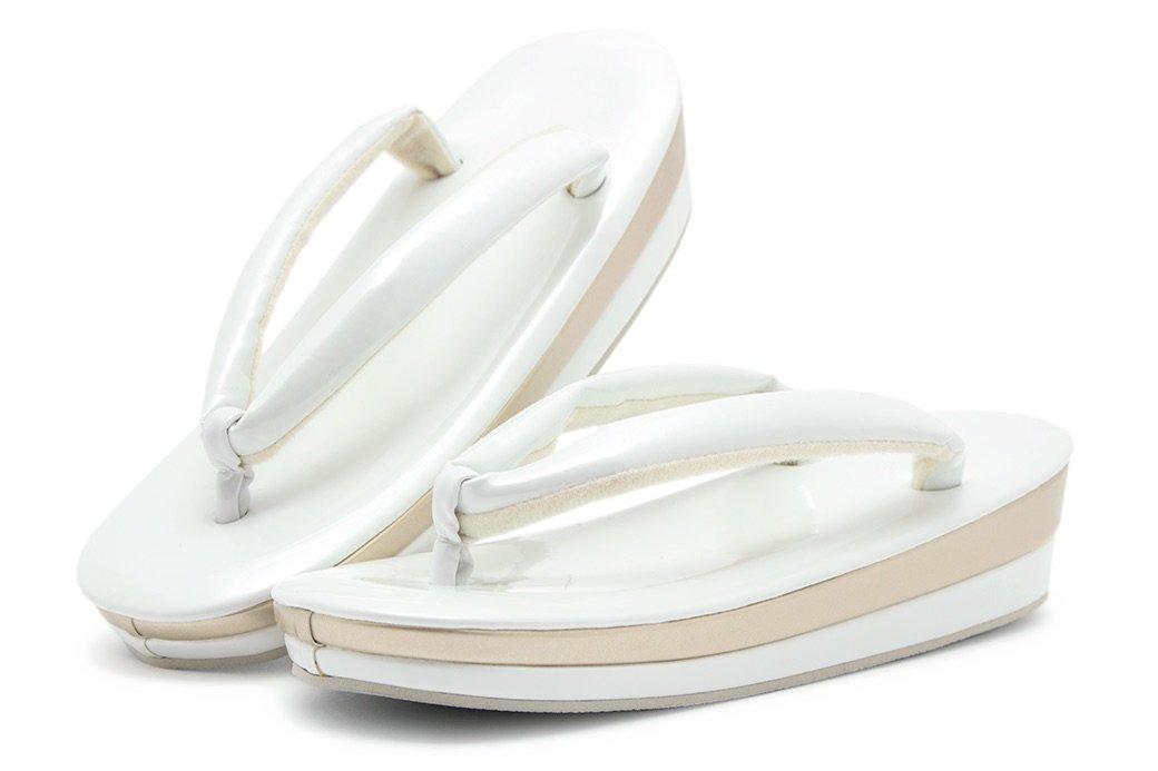 

Zori Soubien Original White Gold Plain Enamel Simple core Для официальных мероприятий Для фурисодэ Для церемоний Для выпускных церемоний Для хакама Zori Ladies Для