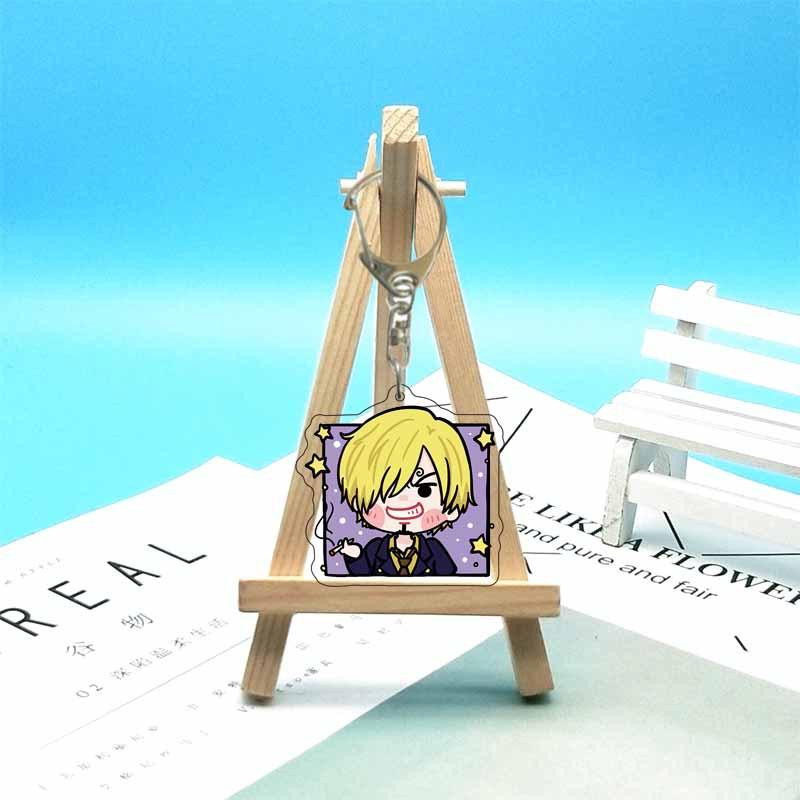 One Piece Luffy, Chopper, Law, Zoro, Ace, Sanji, Sabo Acrylic Keychain