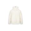 MLB New York Yankees Logo Fleece Hoodie met Rits Uniseks Jassen Crème 3AJPF0516-50CRS
