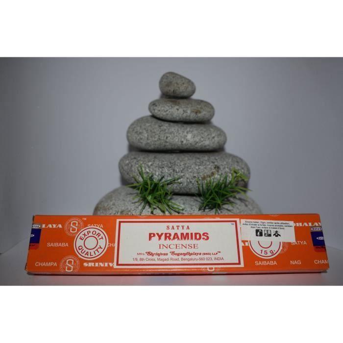 Encens - Satya - Pyramids - Orange - Parfumé - Accessoires Disponibles