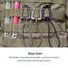 4Pcs Backpack Buckle Mini Tactical Clips Multifunctional Elastic Strings Carabiner Household Outdoor Camping Bag Tools