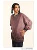 BE Men's Fashion | 2025 Autumn Oversized Round Neck Sweatshirt - European & American Trend, High-Quality, Basic Style, Washed Loose Fit