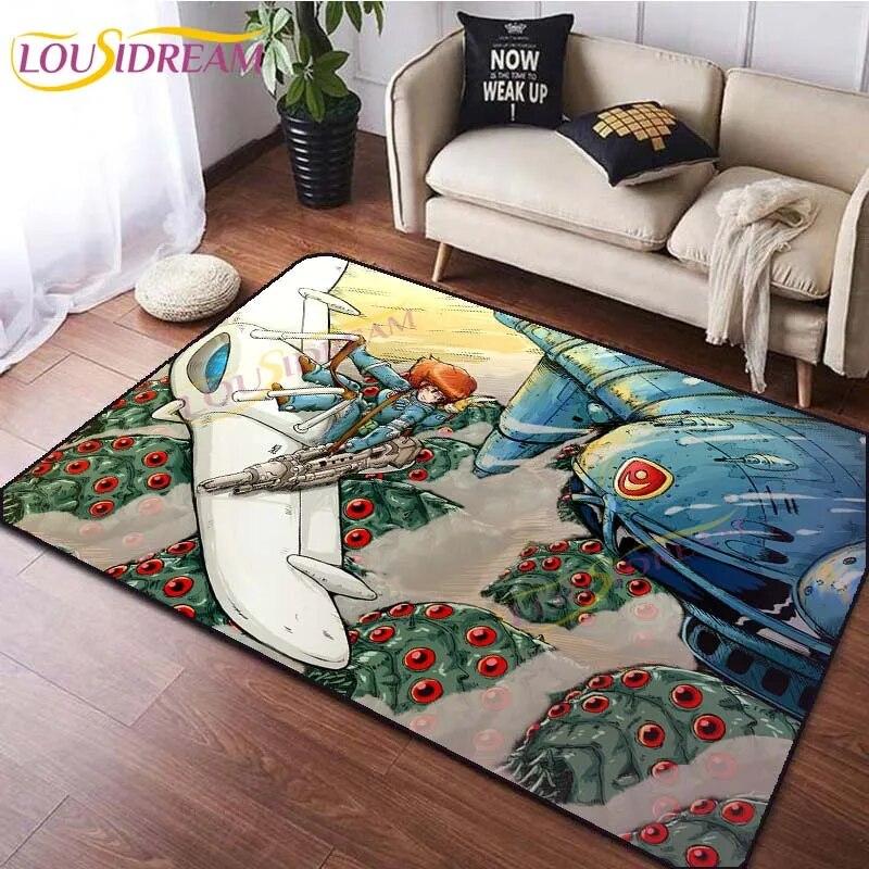 

Килим Тоторо Милий японський аніме Килим МІЙ СУСІД ТОТОРО Мультяшний принт Килимки для підлоги Дитячий ігровий килим Килим для вітальні 40cm x 60cm