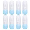 12PCS Contact Lens Case Transparent Portable ABS Contact Lens Box for Teen Travel Outdoor Daily Use