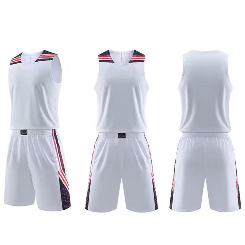Cross-border Teen & Adult Basketball Jersey Set for Training and Competitions