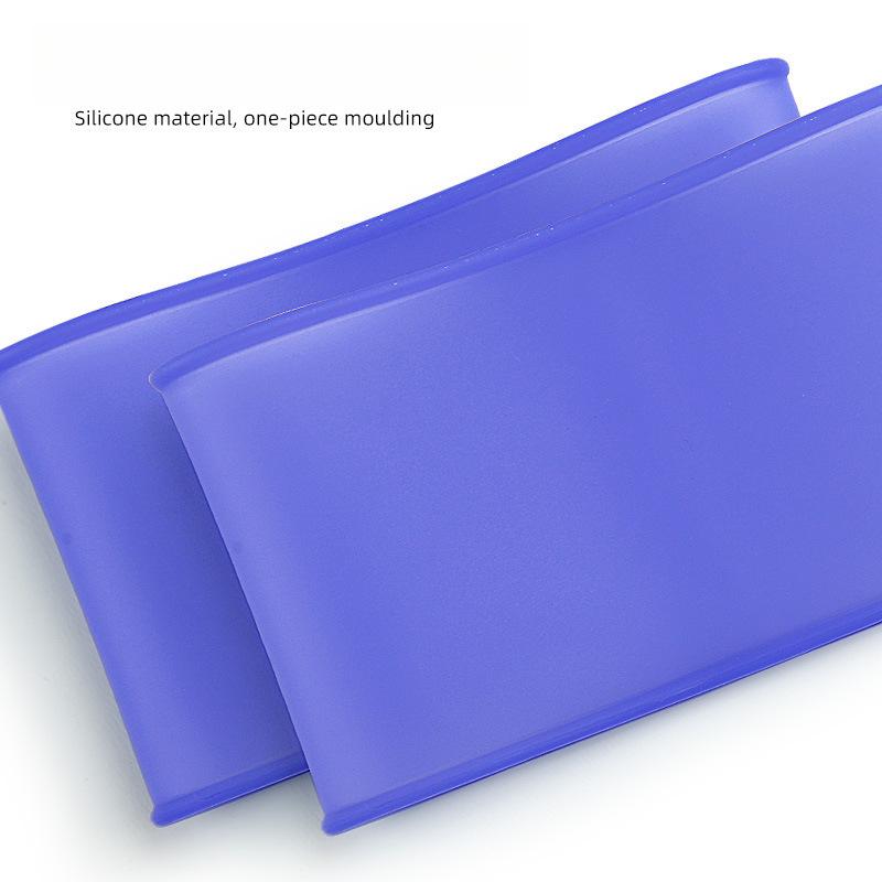 Silicone Shin Guard Adult Children's Football Anti-drop Socks Sports Leg Guard Silicone Cover Soft Elastic Sports Foot Cover