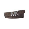 Michael Kors Men's 34mm MK Buckle Cuttable Faux Leather Belt