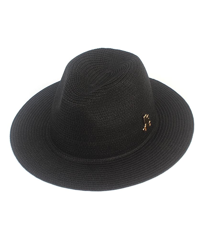 Yunibeosyeolkemiseuteuli Summer Simple Black Fedora