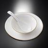 Taishun Gold Rim Ceramic Dinner Plate
