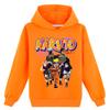 Japanese Anime Naruto Sweatshirt Casual Boys Girls Cotton Hoodies Cool Cartoon Hooded Sweatshirt Tops Kids Pullover Sportswear Tops