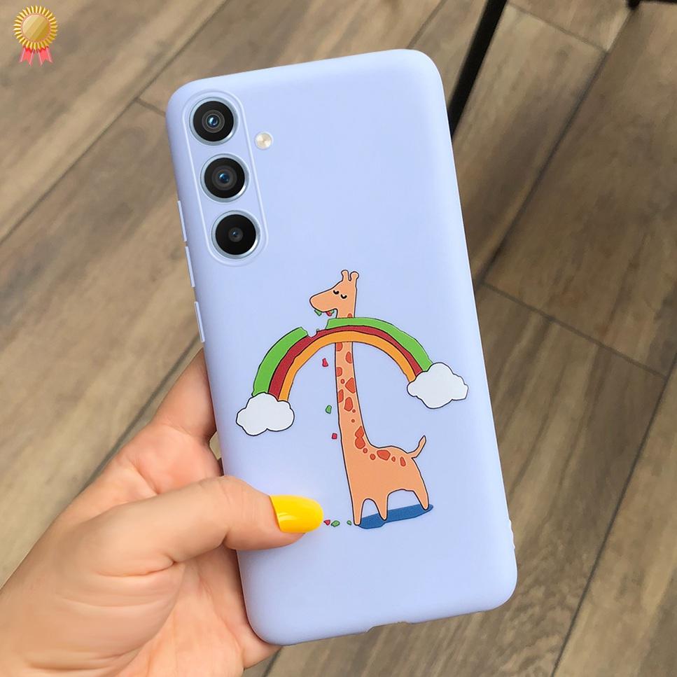 For Samsung Galaxy A24 A 24 4G Case Cute Shockproof Silicone Cartoon Back Cover For Samsung A24 SM-A246M A 24 Funda