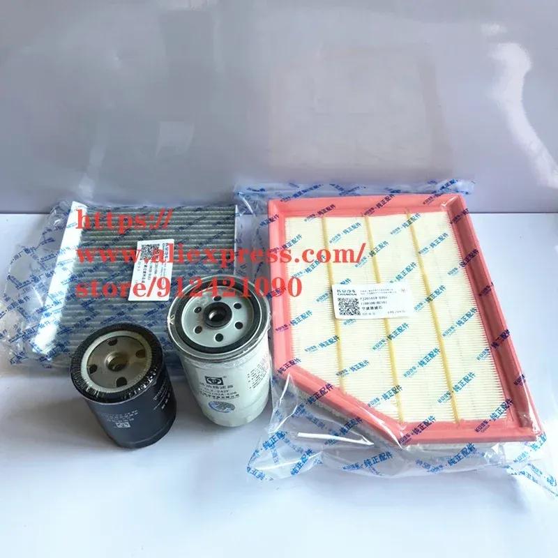 4pcs/set Filter Set for Changan Hunter F70 Pickup 2.4T/2.5T Air Oil Cabin Diesel filter 2.4T 2.5T