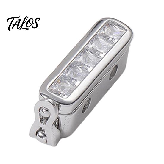Necklace Chain Adjuster Shortener for Thin Chains, Adjustable Clip with Rhinestone, Metal Jewelry Clasp Clasp, Bracelet Making Supplies Rhinestone