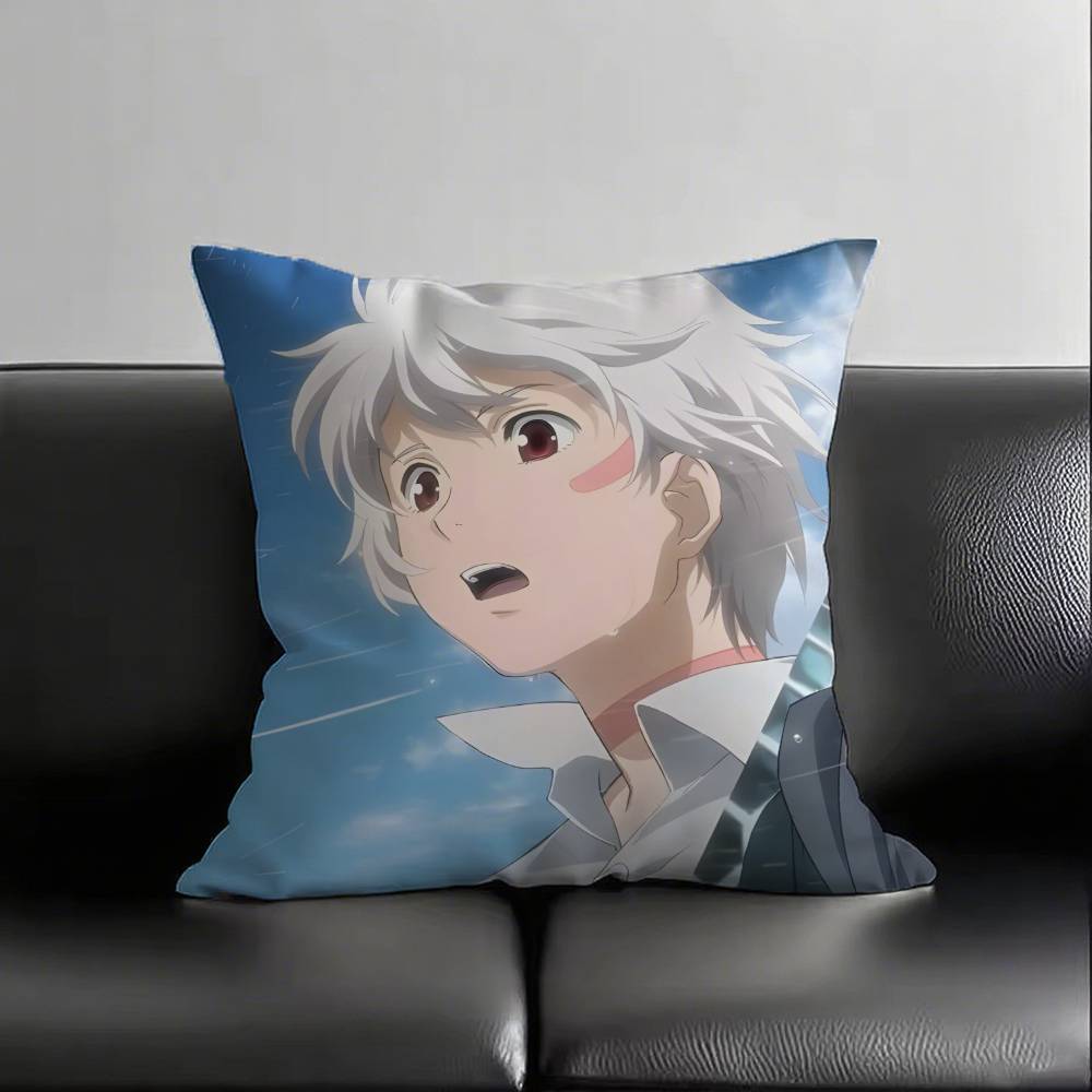 1pc Anime NO.6 Pillow Case Fashion Square Pillowcase Bedroom Sofa Room Ins Decoration Leisure