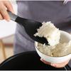 Non-Stick Dinnerware Stainless Steel Handle Silicone Rice Scoop Kitchen Spoons Rice Paddle Spatula