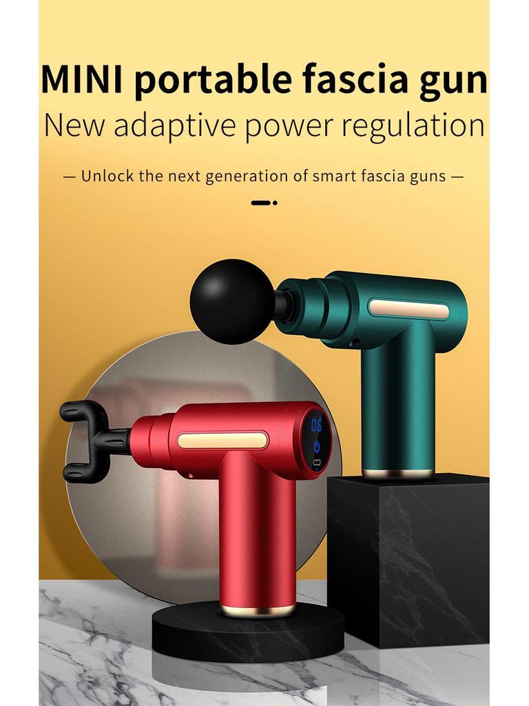 Portable USB Mini Electric Fascia Massager for Muscle Relief