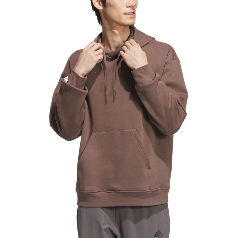 adidas Solid Color Casual Hooded Pullover Sweatshirt JM9077 S