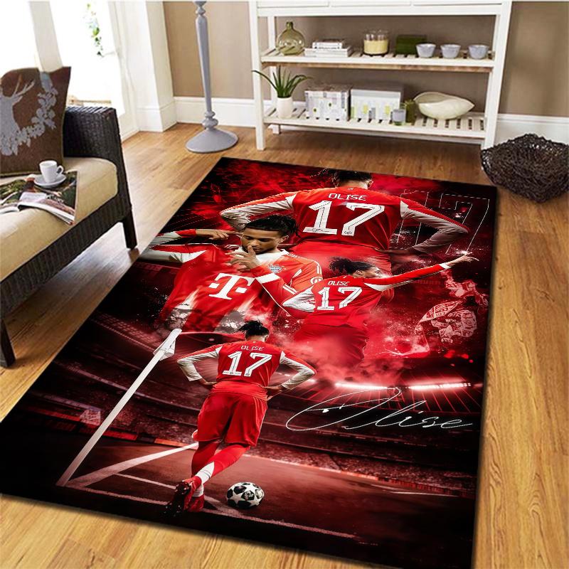 Bayern Munich Football Jersey Carpet Rug For Living Room Bedroom Home Sofa Decoration Kids Play Nonslip Floor Mat