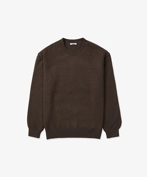 Rant Basic Round Knit Brown M