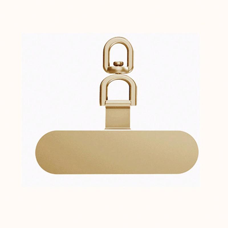 1pcs New Upgrated 360 Rotatable Stainless Steel Phone Tether Tab Metal Patch Gasket Cellphone Lanyard Safety Connecter Piece
